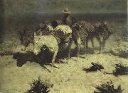 Frederic Remington The Desert Prospector (mk43) Spain oil painting artist